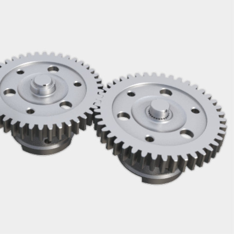 Large dimension gears
